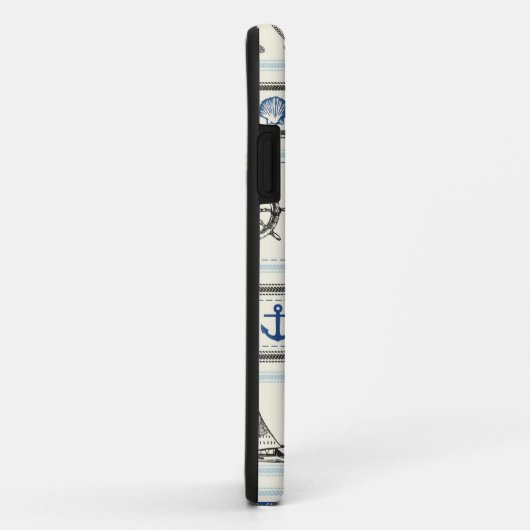 Zeilanker Nautische Rop Monogram IPHONE 5 Hoesje (Achterkant/rechts)