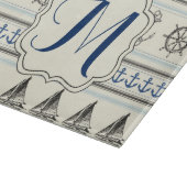 Zeilanker Nautische Touw Glas Snijplank (Hoek)