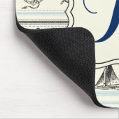 Zeilanker Nautische Touw Monogram Muismat (Hoek)