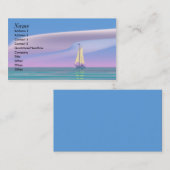 Zeilblauw Visitekaartje (Voorkant / Achterkant)