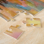 Zeilboeg en oceaanzonneschijn legpuzzel (Zijkant)