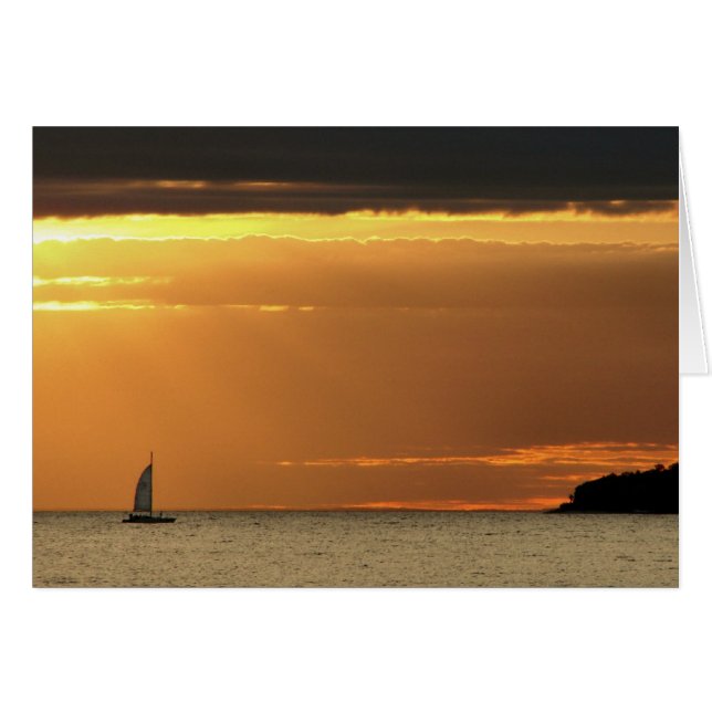 Zeilboot (Voorkant Horizontaal)