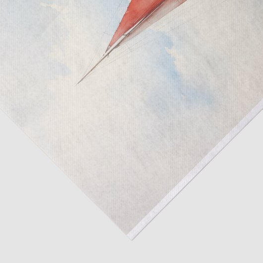 Zeilboot 2 Decoupage papier (Detail)