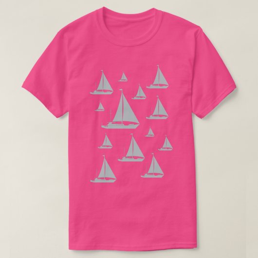 Zeilboot 2 t-shirt (Design voorkant)