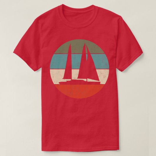zeilboot 3 t-shirt (Design voorkant)
