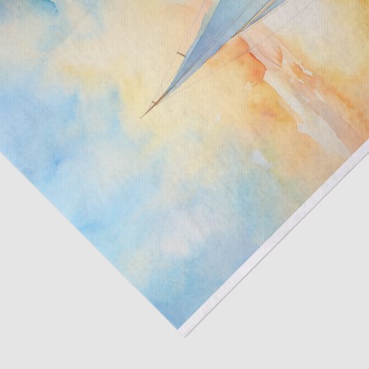 Zeilboot 4 Decoupage papier (Detail)