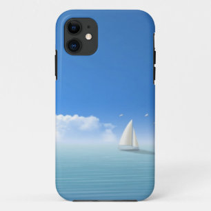 zeilboot aan de horizon Case-Mate iPhone case