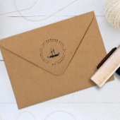 Zeilboot Aangepaste retour adres stempel