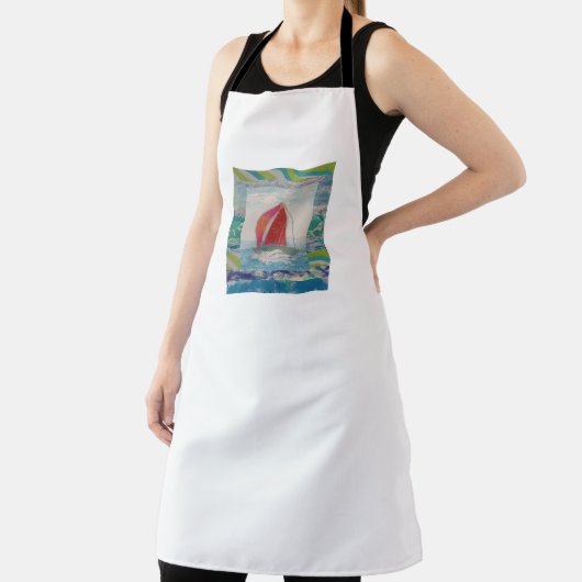 zeilboot Abstract Schort (Insitu)