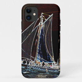 Zeilboot- Abstracte Foto iPhone 11 Hoesje