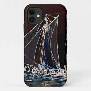 Zeilboot- Abstracte Foto iPhone 11 Hoesje