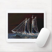 Zeilboot - Abstracte Foto Muismat (Met muis)