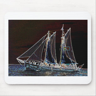 Zeilboot - Abstracte Foto Muismat
