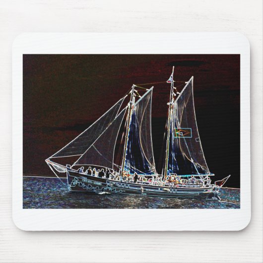 Zeilboot - Abstracte Foto Muismat (Voorkant)