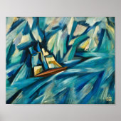 zeilboot | Amadeo de Souza-Cardoso Poster (Voorkant)