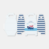 Zeilboot Baby shower gunstbox Bedankdoosjes (Uitgevouwen)