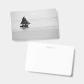Zeilboot Badge (Voor- en achterkant)