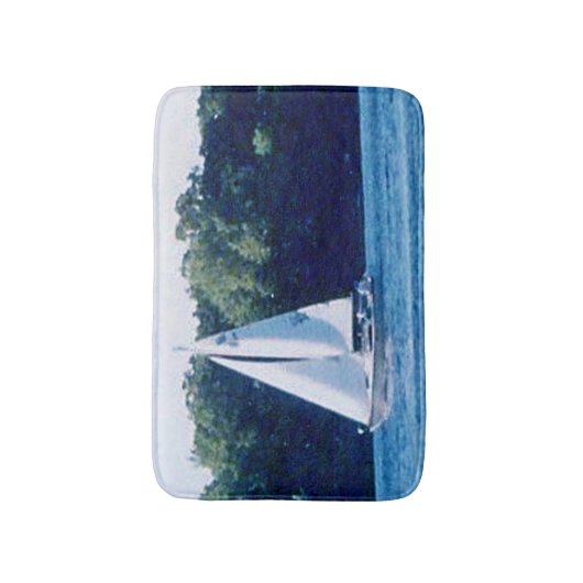 Zeilboot Badmat (Voorkant Verticaal)