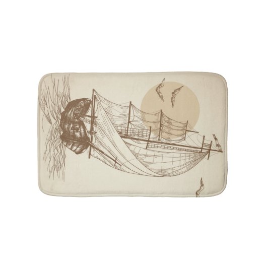  zeilboot badmat (Voorkant)