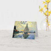 Zeilboot bij le Petit Gennevilliers Kaart (Gele Bloem)