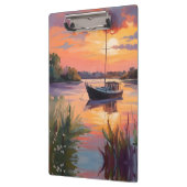 Zeilboot bij Sunrise Klembord (Links)