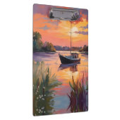 Zeilboot bij Sunrise Klembord (Rechts)