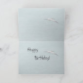 Zeilboot Birthday Kaart (Binnen)