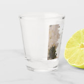 Zeilboot Bloemen Strand Bruiloft Shot Glas (Links)