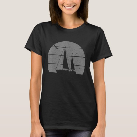 Zeilboot Boating Sailor T-shirt (Voorkant)
