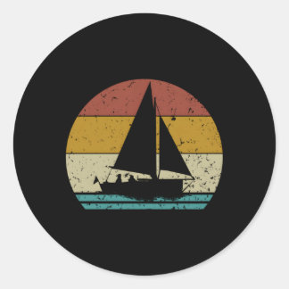Zeilboot Boot Varen Ronde Sticker