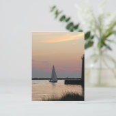 Zeilboot Briefkaart (Staand voorkant)