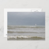 Zeilboot briefkaart (Voorkant / Achterkant)