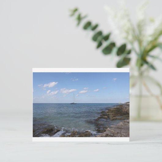 Zeilboot Briefkaart (Staand voorkant)