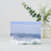 Zeilboot Briefkaart (Staand voorkant)