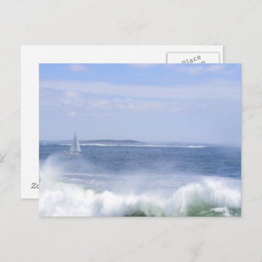 Zeilboot Briefkaart (Voorkant / Achterkant)