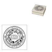 Zeilboot Brood Bakkerij Zakkenstempel Rubberstempel (Gestempeld)