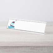 Zeilboot Bureau Naambordje (Voorkant)