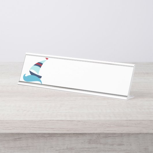 Zeilboot Bureau Naambordje (Voorkant)