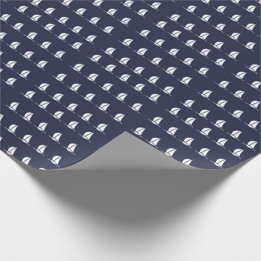 Zeilboot Cadeaupapier (Hoek)