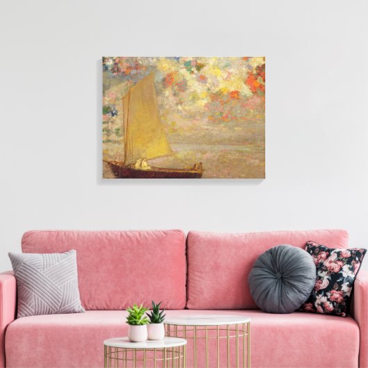 Zeilboot Canvas Afdruk (Insitu (Woonkamer))