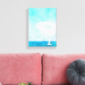 Zeilboot Canvas Afdruk (Insitu (Woonkamer))