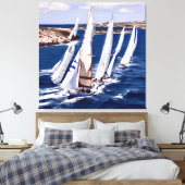 Zeilboot Canvasprint Canvas Afdruk (Insitu (Slaapkamer))