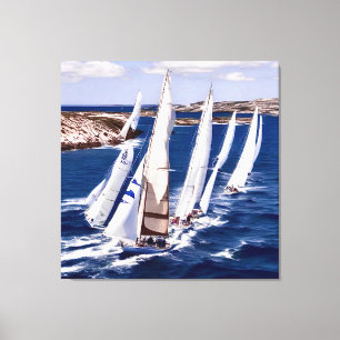 Zeilboot Canvasprint Canvas Afdruk