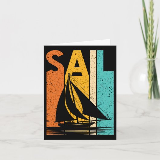 zeilboot Crew Boat Owner Boat Kaart (Voorkant)