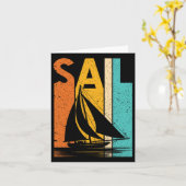 zeilboot Crew Boat Owner Boat Kaart (Gele Bloem)