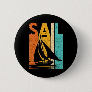 zeilboot Crew Boat Owner Boat Ronde Button 5,7 Cm