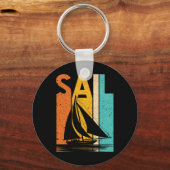 zeilboot Crew Boat Owner Boat Sleutelhanger (Voorkant)