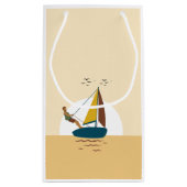 Zeilboot Custom Gift Tassen Klein Cadeauzakje (Achterkant)