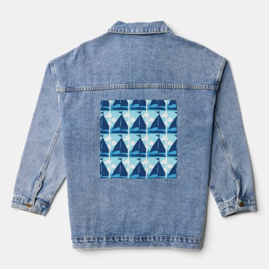 Zeilboot Denim Jacket (Achterkant)