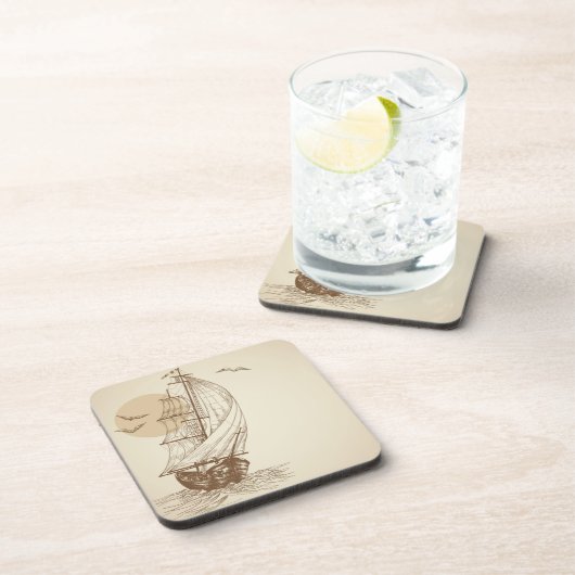  zeilboot drankjes onderzetter (Rechterzijde)